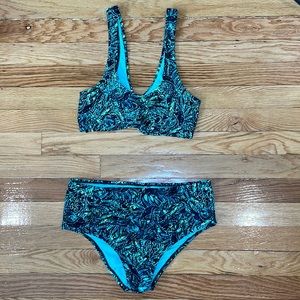Two piece bathing suit